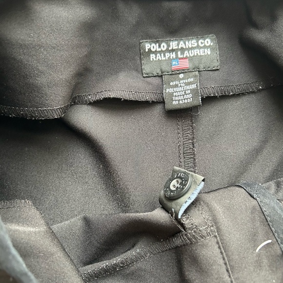 Polo jeans co. Ralph Lauren Black Dress Pants size 8 vintage - Picture 3 of 8